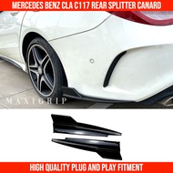 Mercedes Benz CLA W117 Rear canard side splitter amg W117 accessories