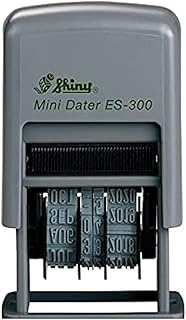 Shiny Self-Inking Rubber Date Stamp - S-300 - BLACK INK (42510-K) Model: S300 Office Supply Store