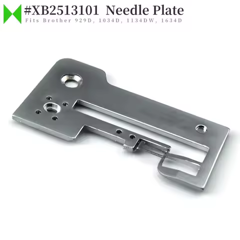 #XB2513101 Needle Plate Fits Brother Serger Models - 734D, 929D, 1034D, 1134DW, 1634D, DZ1234 Domest