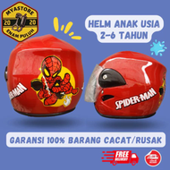 Helm Anak Motif Karakter Cowok Cewek Usia 2 3 4 Tahun Helm Anak Sudah Standar Nasional Indonesia SN