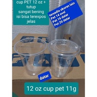 #Ecr2# Baru Pet Cup Tanpa Tutup, Only Cup 12 Datar Starindo, 12 Datar Nji/Tam/ Plp, 14 Oval Tam/Star