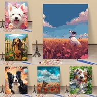 Drofe / Painting by Number / Pet / Paint by Numbers / Digital oil painting by numbers / Coloring / O