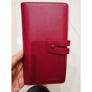 MERAH Preloved MOSSDOOM Women's Wallet Multipurpose Long Maroon/Red (1Color Only)