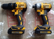 DEWALT 20V 無刷電鑽 + 衝擊批