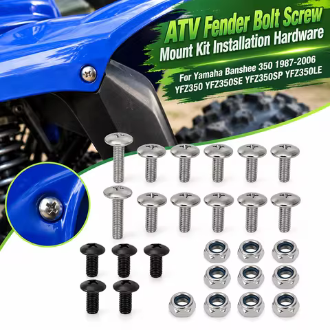 ATV Fender Bolt Screw Mount Kit Installation Hardware For Yamaha Banshee 350 1987-2006 YFZ350 YFZ350