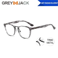 Grey Jack Kacamata Frame Antiradiasi Blueray Dewasa Unisex Tr90 8083 Terbaru