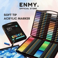ENMY Acrylic Marker Soft Tip Pen Paint Drawing Colouring Painting Art Pen
