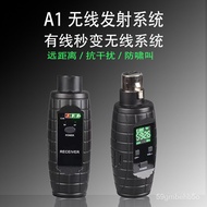 Kele Wireless Transmission Transmitter System Handheld Moving Coil Microphone Wired Conversion WirelessUHFGrenade Microp