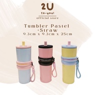 2U - Fun Plus Tumbler 710ml Stainless SUS 316 | Stainless Steel Pastel Tumbler | Viral Stainless Ste