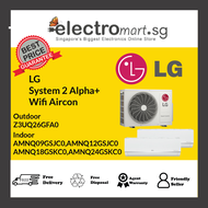 LG System 2 Alpha+ WIFI Aircon Outdoor Z3UQ26GFA0 Indoor AMNQ09GSJC0,AMNQ12GSJC0,AMNQ18GSKC0,AMNQ24GSKC0