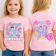 1-12 Years Kpop Demon Hunter Saja Boys' Birthday Shirt Kpop Huntrix Birthday, Gift for Huntrix Fans,