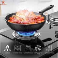 Non-stick Wok Pan Frying Pan Kitchenware Medical Stone Pan Wok