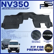 TPE CF / TPE Deep Dish Matting for Nissan Premium NV350 2017 - 2021 / 2018 - 2022 Model Floor Liner 
