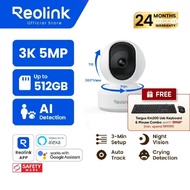 Reolink E1 Pro Time Lapse 5MP PTZ Indoor Security Camera Dual-Band WiFi 360 Degree for Baby/Dog Moni