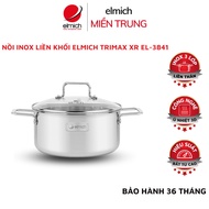 Elmich Stainless Steel Pot COMMITTED TO GENUINE Elmich Trimax XR EL-3841 seamless stainless steel po