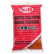 S&B Shichimi Nanami Togarashi 300g Japanese 7 Spice Powder (Assorted Chili Pepper)