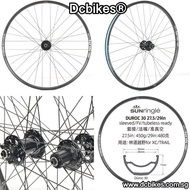 27.5 650B / 29 Koozer XM490 X 30mm Duroc 32H 6 Pawls Front 9mm X 100mm + Rear 9mm X 135mm WheelSet