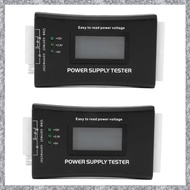 2X 20+4 Pin LCD Power Supply Tester for ATx, ITx, BTx, PCI-E, , HDD