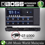 Boss GT-1000 Guitar Multi Effects USB Pedal Basic Package with Amplifier Modeling (GT1000 GT 1000)