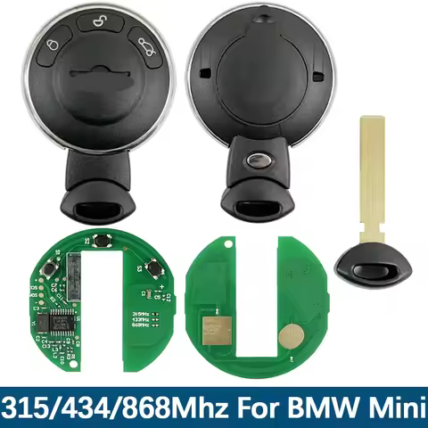 CN006035 Aftermarket 3 Button Smart Key Remote KR55WK49333 ID46 Chip 315Mhz/434Mhz/868Mhz For BMW Mi
