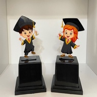 Custom Acrylic Graduation Trophy Custom Non-Hijab Trophy Children's Trophy
