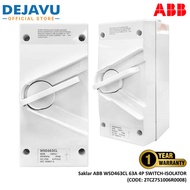 ABB WSD463CL 63A 4P Switch-Isolator (2TCZ751006R0088) Brown/