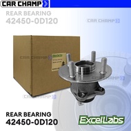 REAR BEARING WITH ABS for Toyota Vios 2014 - up ( 42450-0D120 ) 4x4b