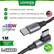 UGREEN PD 100W USB Type C to Type C Cable 20V 5A Qualcomm Quick Charge 4.0 Fast Charging Data Transf