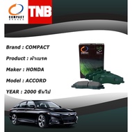 COMPACT LIFE (ML) Brake Pads Calipers (Front-Rear) HONDA ACCORD G7 G8 G9 G10