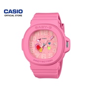 Casio Baby-G Playful Heart Series BGA-10-4A Pink Resin Band Women Sport Watch