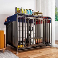 QM Dog Cage Son Large Dog Kennel Toilet Integrated Dog Dog Cage Son Golden Retriever Villa Indoor Home Pet Dog Dog Cage