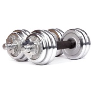 50kg stainless steel dumbbell set