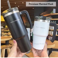 HMC Tyeso 600ml / 900ml Tumbler Mug Handle Stainless Steel Vacuum Thermal Cup Coffee Mug