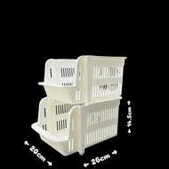 1PC Organizer Hardware Rack Stackable Plastic Storage Bin Stack Box