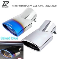 Stainless Steel Car Exhaust Tip Muffler Pipe Cover For Honda CRV CR-V G4 G5 2012-2020 Auto Accessori