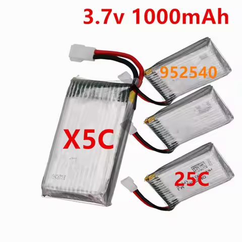 Rechargeable Batteries 3.7V 1000mah 952540 Li-po Drone Battery For Syma X5 X5C X5C-1 X5S X5SW X5SC V