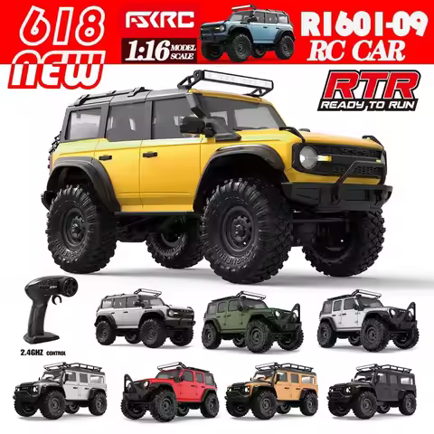 HB R1601 Rc Crawler 1/16 Rc Car 4WD Rtr with Led 2.4g Electric Remote Control Rock Buggy Off-Road Ve