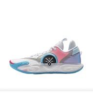 Lining all city 12 wade12 basketball shoes李宁 全城12 防滑耐磨 高回弹支撑 织物耐久 缓震轻便 百搭 篮球鞋 蓝色/粉色