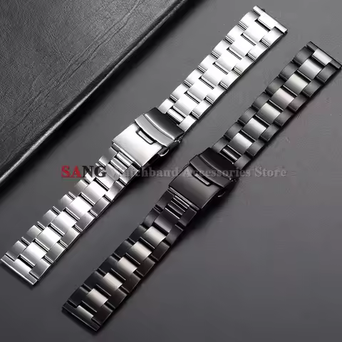 20/22mm 24mm 26mm 28mm Universal Men Women Watch Band Diving Metal Belt Bracelet for Rolex Solid Sta