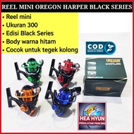 PROMO ..... !!!!! Reel Mini Oregon Harper 300 BLAC SERIES -Spinning - cocok untuk tegek kolong - bis