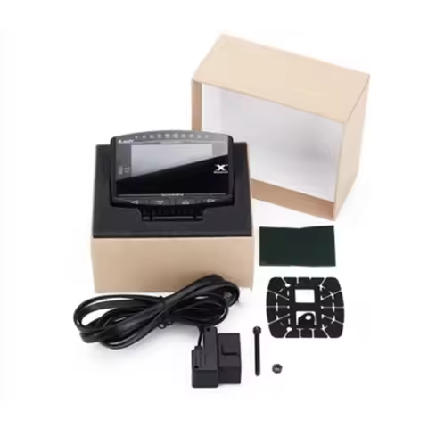 Lufi X1 Automobile SMART OBD2 digital Turbo boost Water Oil Temperature pressure Gauge for Speed Afr