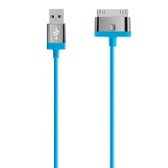 Belkin MIXIT 30-Pin ChargeSync Cable for iPhone 4/4S/3/3S, iPad 3G and iPad 2 (Blue)