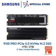 SAMSUNG 9100 PRO PCIe 5.0 NVMe M.2 SSD WITH HEATSINK / WITHOUT HEATSINK - (1TB / 2TB)