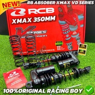 RCB YAMAHA XMAX 250  ABSOBER RCB VD SERIES  350MM BLACK GOLD BLACK SILVER MONOSHOCK XMAX 250 PARTS