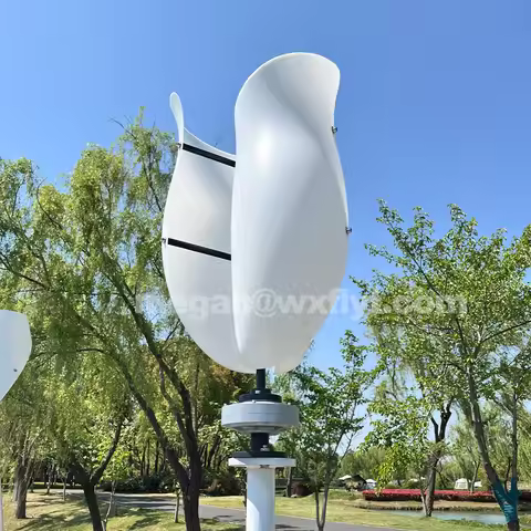 48V Wind Turbine CE Roof Mount Residential Vertical Axis Efficient Wind Turbine Generator For Home U