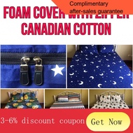 foldable mattress cover folding bed with foam_20220620213330 MATTRESS FOAM COVER WITH ZIPPER Queen &amp; King size 4 inches