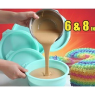 4in 6in 8in Silicone Rainbow Cake Mould Cake Pan Cake Mold Loyang Cake