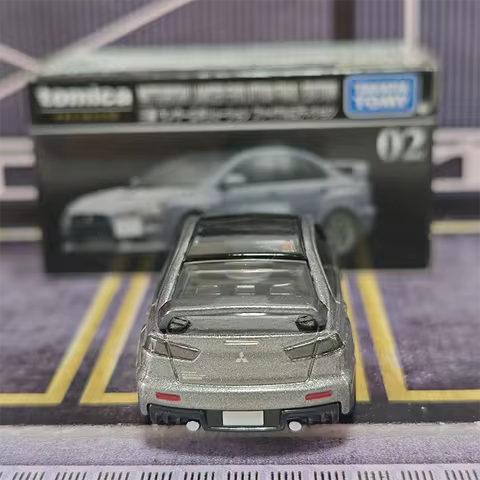 Takara Tomy Tomica Premium 02 Mitsubishi Lancer Evolution Final Edition Diecast Mini Car Metal Scale
