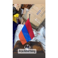 ARMENIA country flag + stainless steel table pole