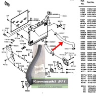 RR LONG RADIATOR HOSE